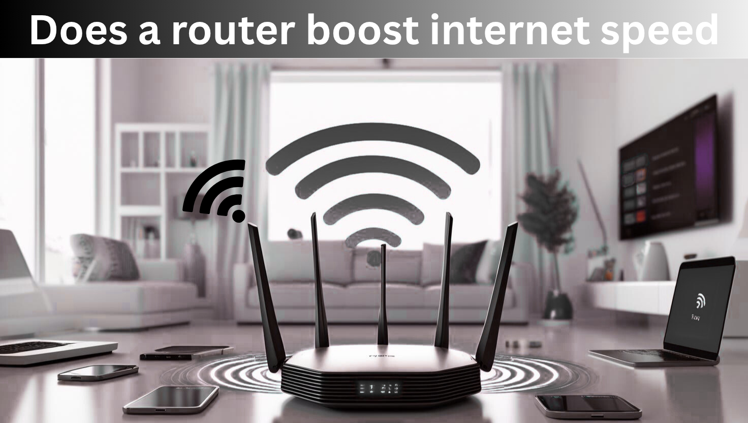 Does a router boost internet speed