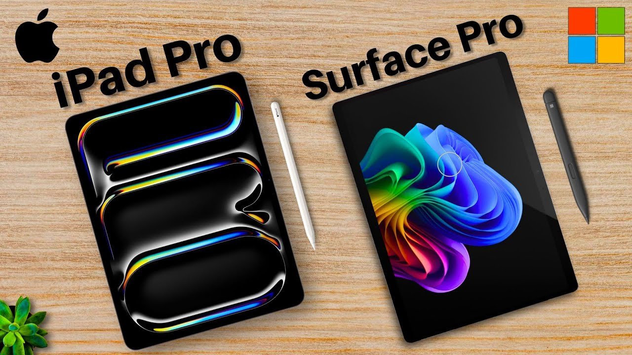 M4 iPad Pro vs Surface Pro 11